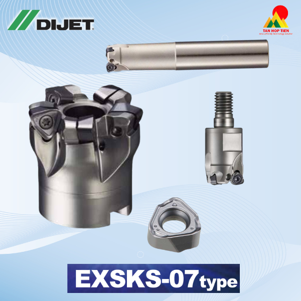 EXSKS – Dao Phay High Feed Bước Tiến Cao với Mảnh Cắt W07