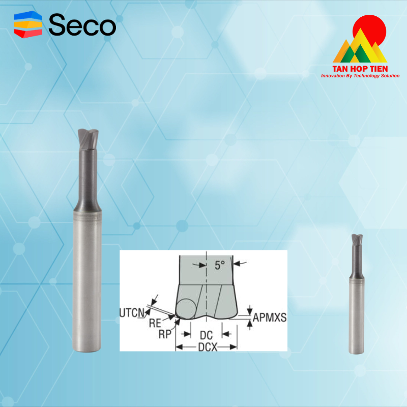 Seco JHF980: Dao Phay High Feed Vạn Năng – Giải Pháp Tối Ưu Năng Suất 3D