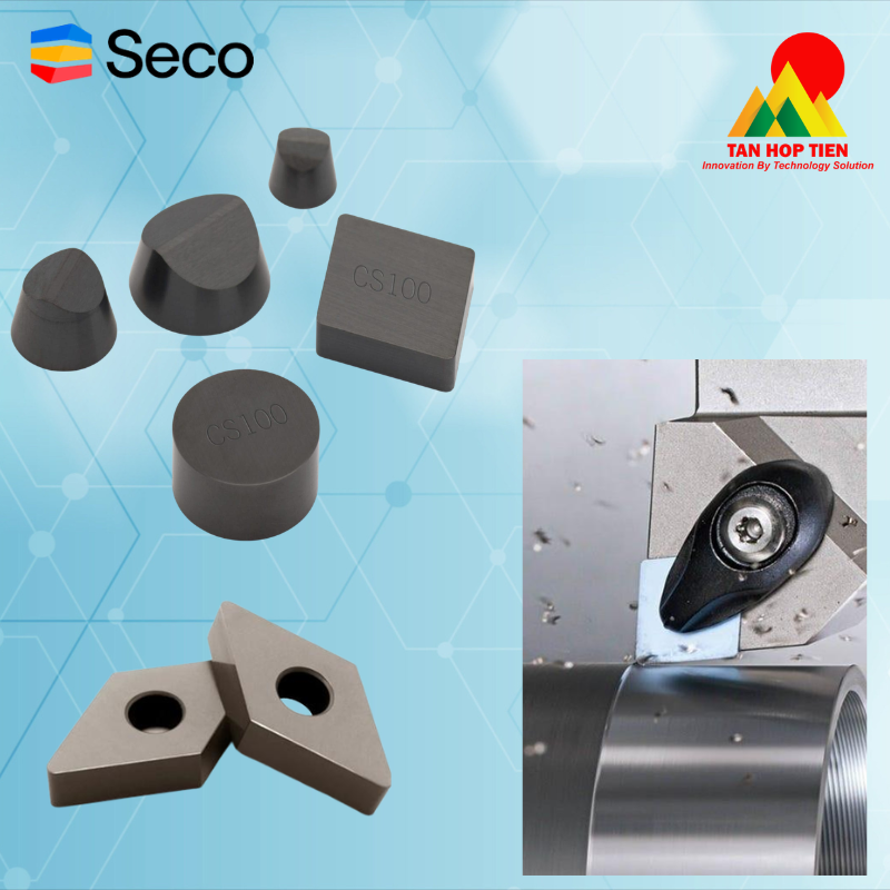 Mảnh Tiện Gốm Secomax™ Ceramic: Tăng Tốc Độ Bóc Tách Siêu Hợp Kim Gấp 8 Lần Từ Seco Tools
