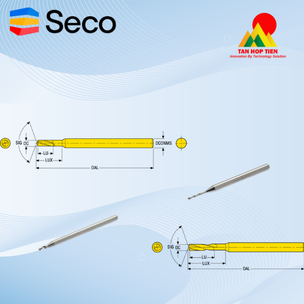 Mũi Khoan Cực Nhỏ Seco SD22 & SD26 - Giải Pháp Đỉnh Cao Cho Gia Công Chi Tiết Nhỏ