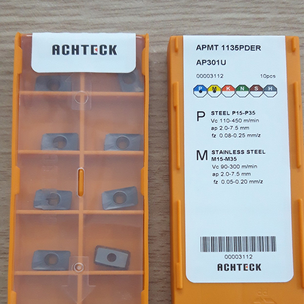 Mảnh cắt dao phay APMT1135PDR. Maker Achteck