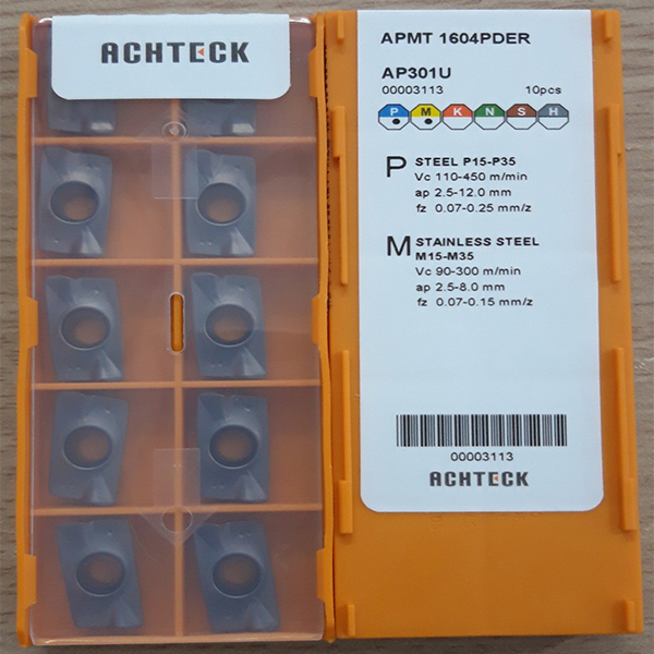 Mảnh cắt dao phay APMT1604PDR. Maker Achteck
