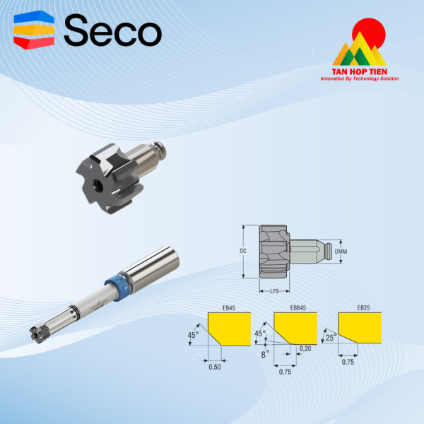 Dao Doa Thay Đầu Precimaster Plus - Tăng Tốc Độ & Độ Chính Xác Cho Gia Công Lỗ