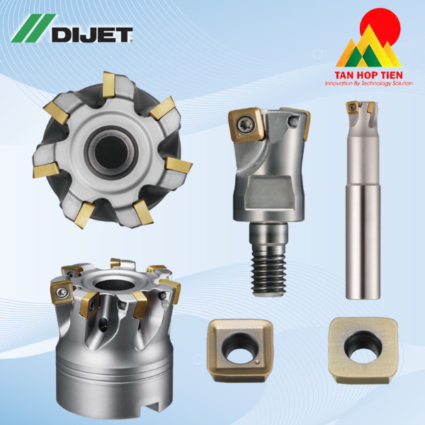 Dao Phay Bước Tiến Nhanh SKG-09 của DIJET – Giải Pháp Gia Công Năng Suất Cao Trên Vật Liệu Khó Cắt