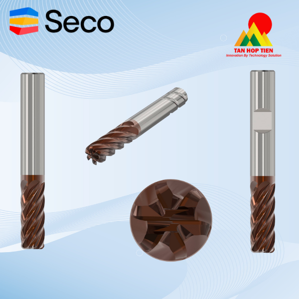 Dao Phay Ngón Hợp Kim Nguyên Khối JS720 - Giải Pháp Vượt Trội Cho Gia Công Hợp Kim Titan & Vật Liệu ISO S/M