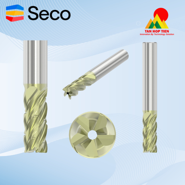 Dao Phay Ngón Vuông Hợp Kim Nguyên Khối S4651 - Hiệu Suất Đỉnh Cao Cho Gia Công Nhôm