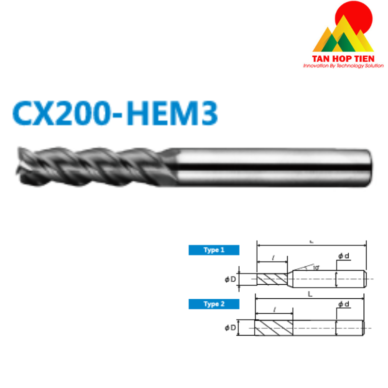 Dao phay phẳng CKK CX200-HM3