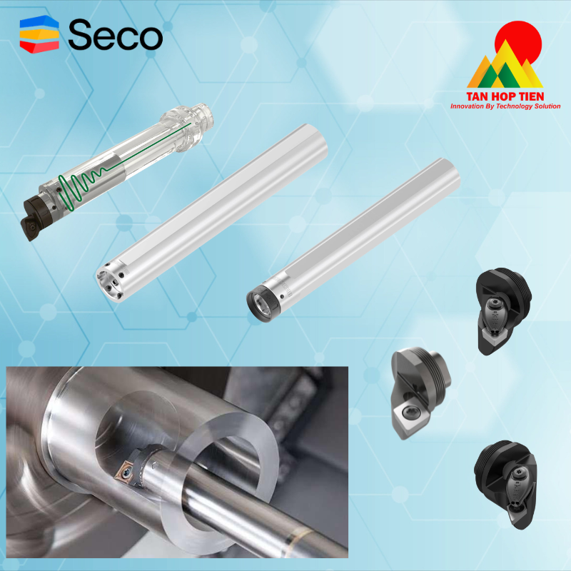 Modular GL-Heads: Đầu Tiện Modul Cho Cán Chống Rung Steadyline® – Giải Pháp Chinh Phục Tiện Lỗ Sâu