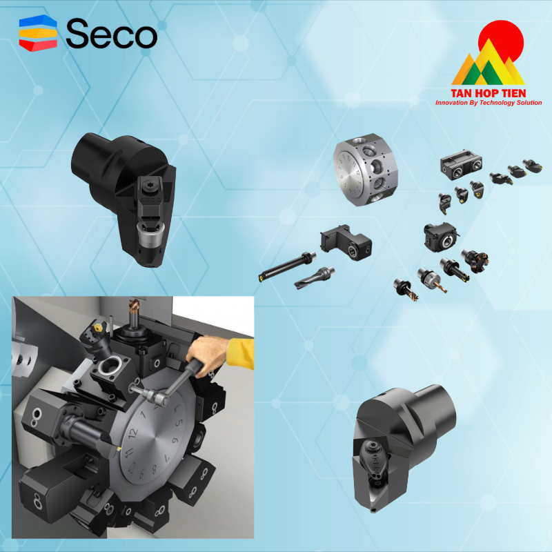 Seco-Capto™: Hệ Thống Cán Dao Tiện Modul Thay Nhanh – Chuẩn Hóa & Bứt Phá Năng Suất CNC