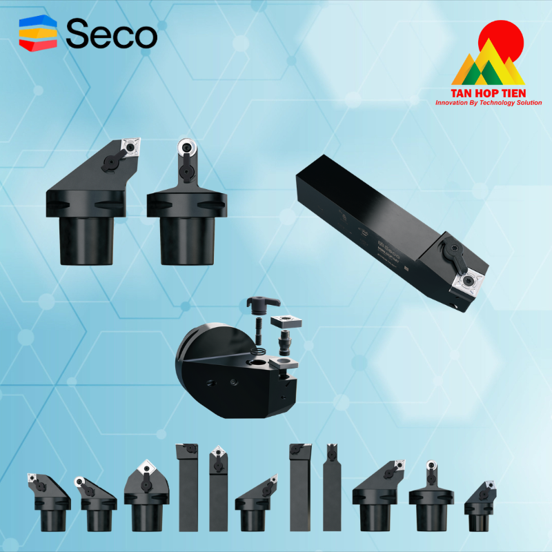 Jetstream Tooling® M-Clamp: Giải Pháp Làm Nguội Cao Áp & Kẹp Chặt Kép Cho Tiện Hạng Nặng