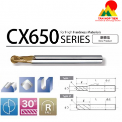 Dao phay cầu sau nhiệt CX650