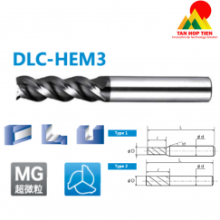 Dao phay nhôm DLC-HEM3