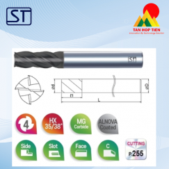 Dao Phay 4 Me 4SSN Dành Cho Thép Không Gỉ – Giải Pháp Tối Ưu Từ Startool Hàn Quốc