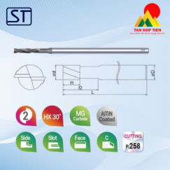 Dao Phay Ngón 2 Me 2SG Square End – Giải Pháp Tối Ưu Cho Gia Công Graphite