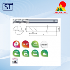 Dao Phay Ngón Hợp Kim 2SA 2F Square End - Giải Pháp Tối Ưu Cho Gia Công Nhôm và Kim Loại Mềm