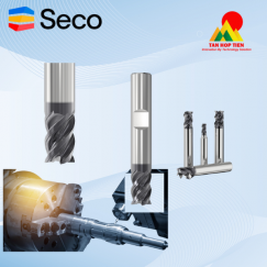 JS550 Stub – Dao Phay Ngón Ngắn Hiệu Suất Cao Cho Máy Tiện Phay Tích Hợp | Seco Tools