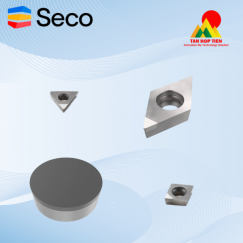 Dao tiện PCD Secomax – Giải pháp tối ưu cho gia công nhôm & vật liệu mài mòn