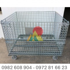 Lồng sắt có bánh xe