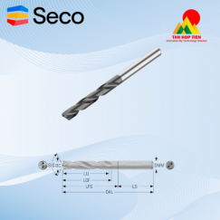 Mũi Khoan Hợp Kim Seco Feedmax Chuyên Dụng Cho Vật Liệu Composite