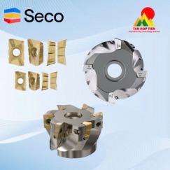 Mảnh Dao Phay Có Rãnh Chia Phoi - Chip Splitter Turbo 12/18 – Giải Pháp Kiểm Soát Phoi Hiệu Quả